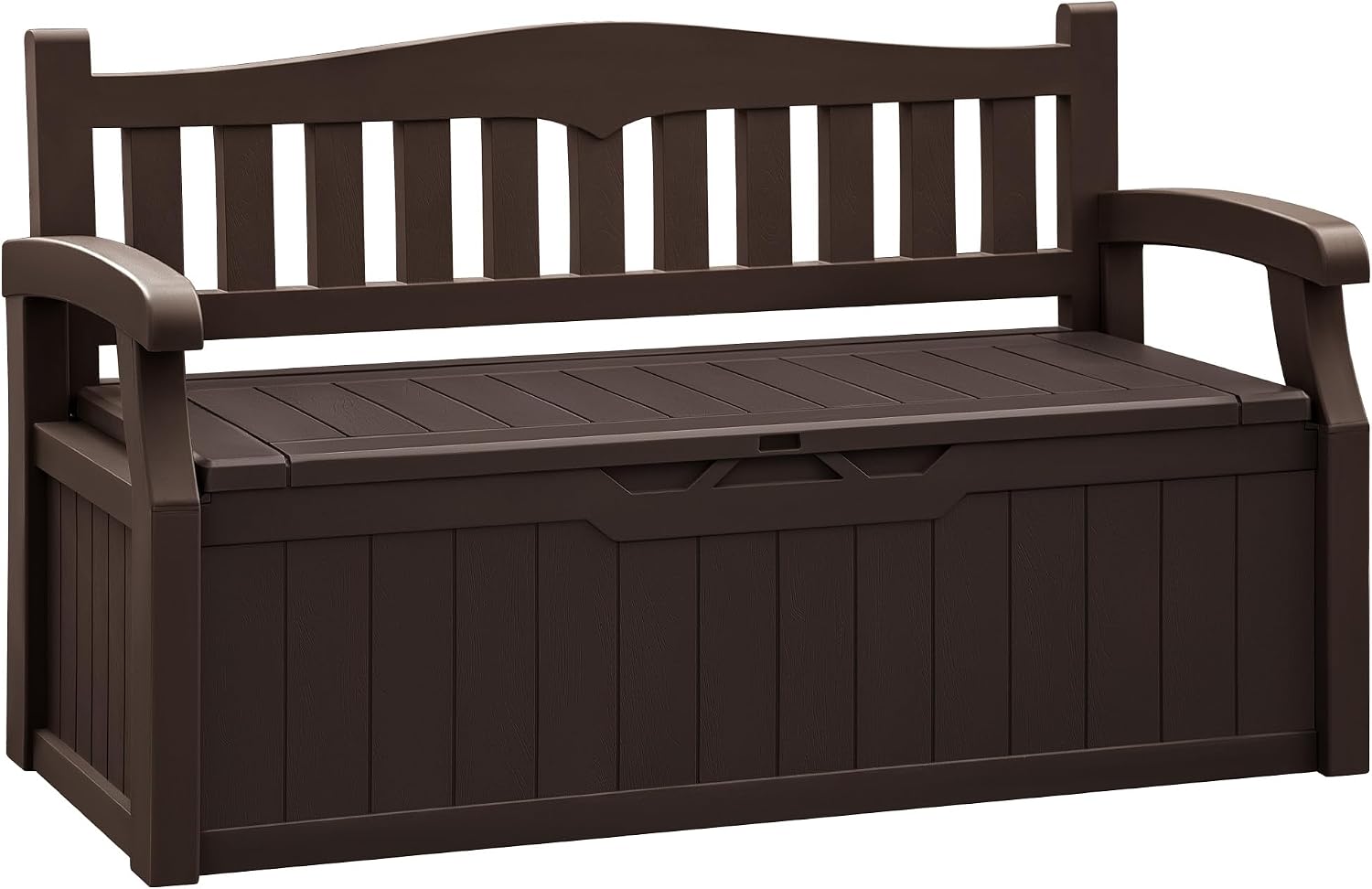 Outdoor Furniture Resin - Outdoor Storage Bench Eighty Gallon Resin