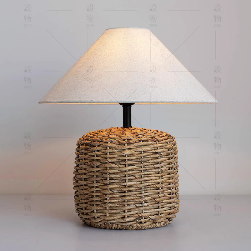Handmade Woven E27 Table Lamp  - Outdoor Furniture Rh review and price