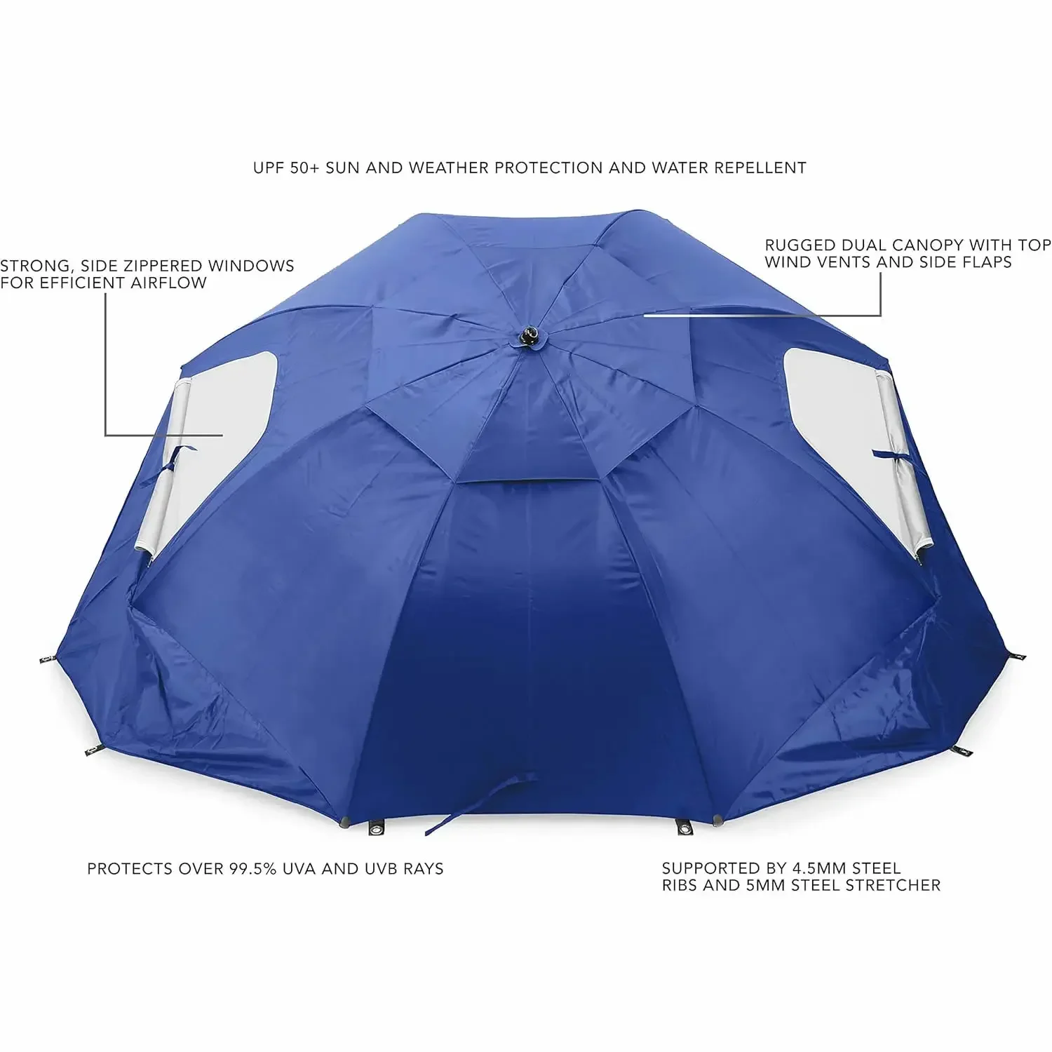 2 Meter Awning Sport-umbrella  - Outdoor Furniture Xl review and price