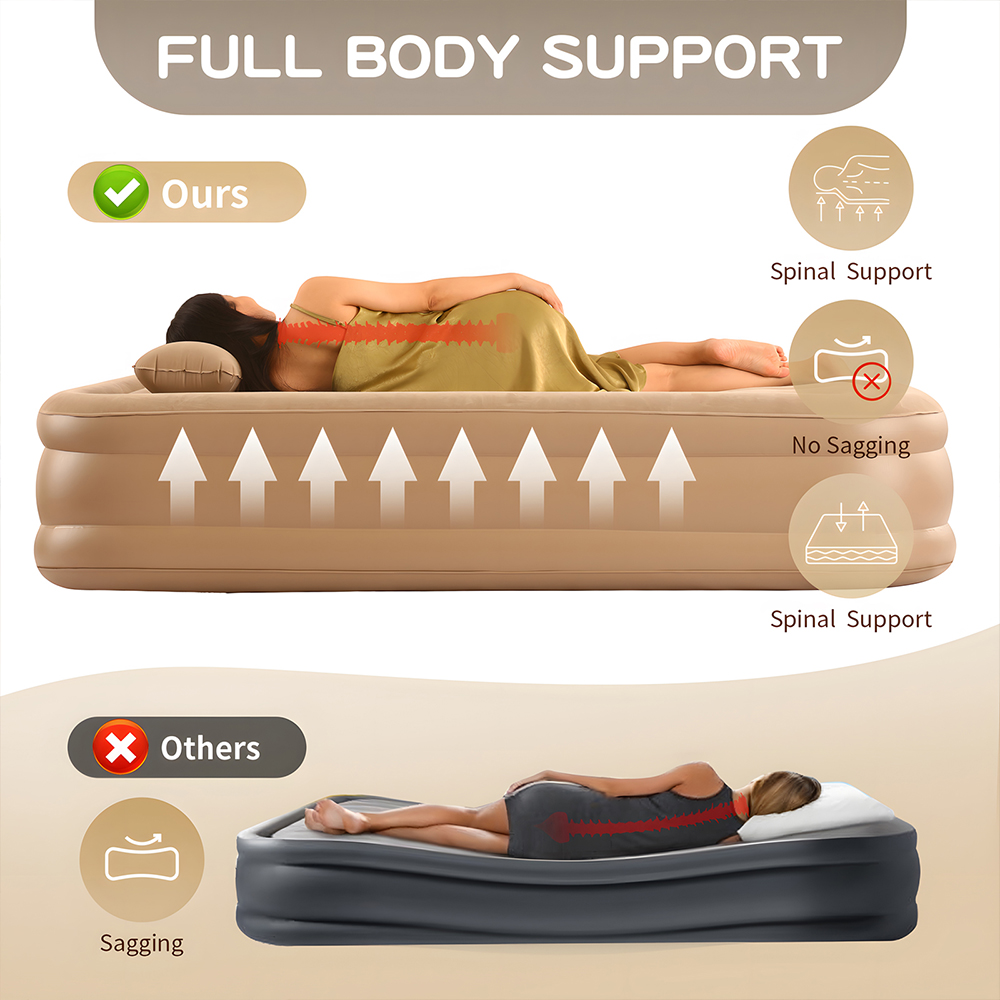 Queen Air Mattress with Built  - Outdoor Furniture Arhaus review and price