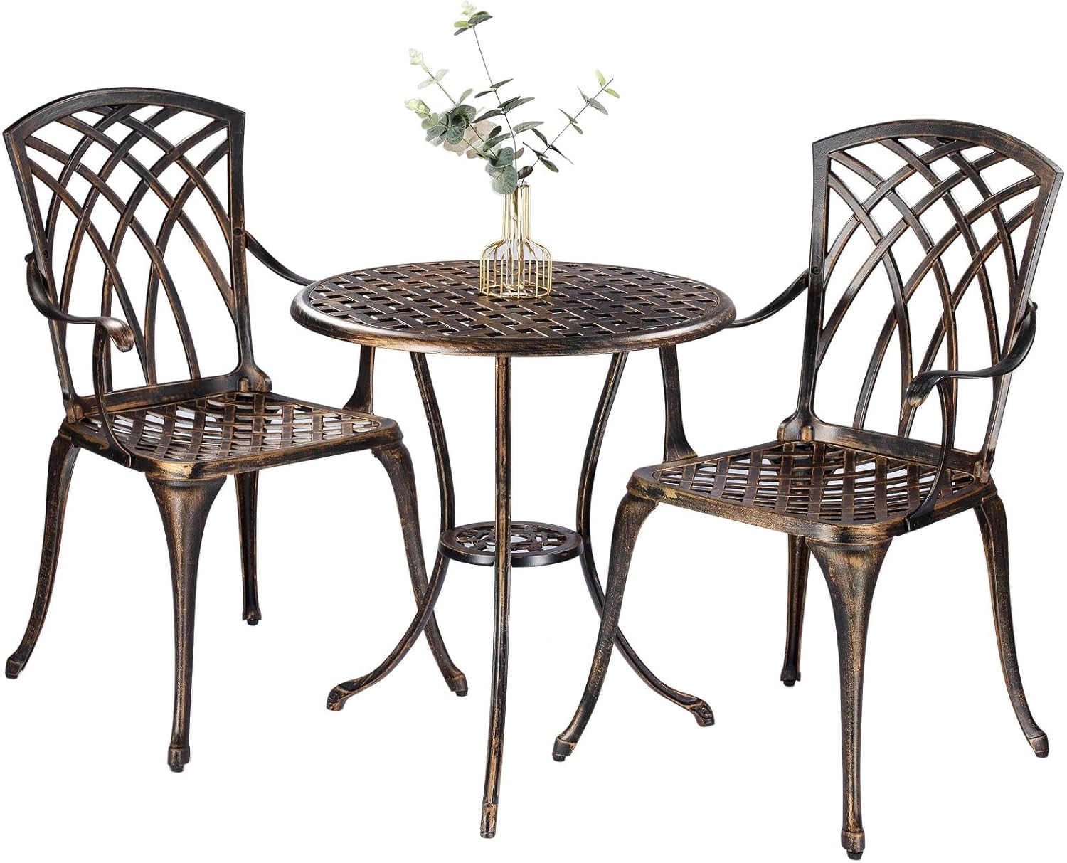 Bronze rust-resistant cast alu - Bistro Table Set review and price