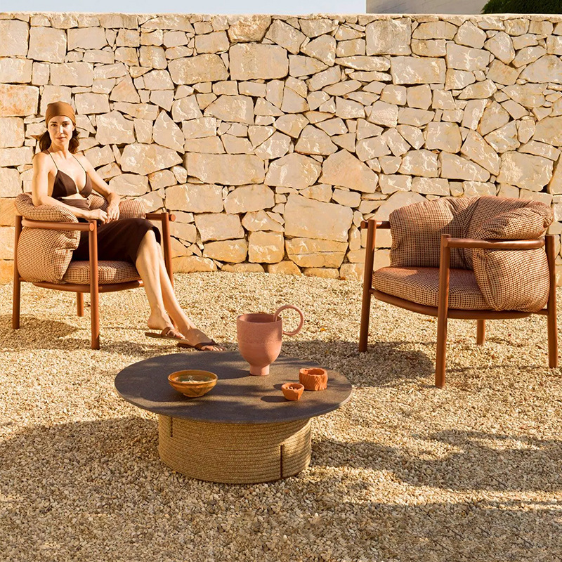 XL Outdoor Sofa Rattan Woven C - Outdoor Furniture Xl review and price